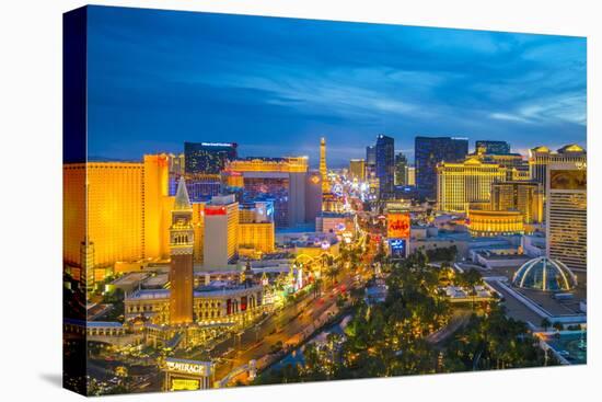 The Strip, Las Vegas, Nevada, United States of America, North America-Alan Copson-Stretched Canvas