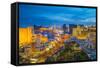 The Strip, Las Vegas, Nevada, United States of America, North America-Alan Copson-Framed Stretched Canvas