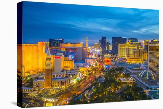 The Strip, Las Vegas, Nevada, United States of America, North America-Alan Copson-Stretched Canvas