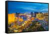 The Strip, Las Vegas, Nevada, United States of America, North America-Alan Copson-Framed Stretched Canvas