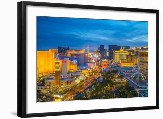 The Strip, Las Vegas, Nevada, United States of America, North America-Alan Copson-Framed Photographic Print