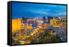 The Strip, Las Vegas, Nevada, United States of America, North America-Alan Copson-Framed Stretched Canvas