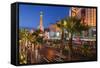 The Strip, Las Vegas, Nevada, United States of America, North America-Gary-Framed Stretched Canvas