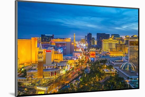 The Strip, Las Vegas, Nevada, United States of America, North America-Alan Copson-Mounted Photographic Print