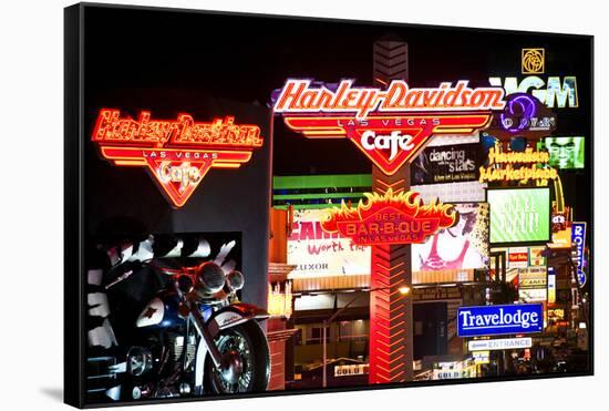 The Strip - Las Vegas - Nevada - United States-Philippe Hugonnard-Framed Stretched Canvas