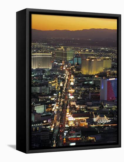The Strip, Las Vegas, Nevada, USA-Gavin Hellier-Framed Stretched Canvas