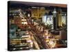 The Strip, Las Vegas, Nevada, USA-Walter Bibikow-Stretched Canvas