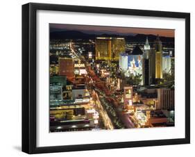 The Strip, Las Vegas, Nevada, USA-Walter Bibikow-Framed Photographic Print