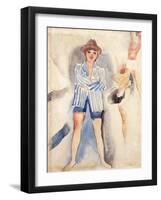 The Striped Blazer-Charles Demuth-Framed Giclee Print