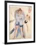 The Striped Blazer-Charles Demuth-Framed Giclee Print