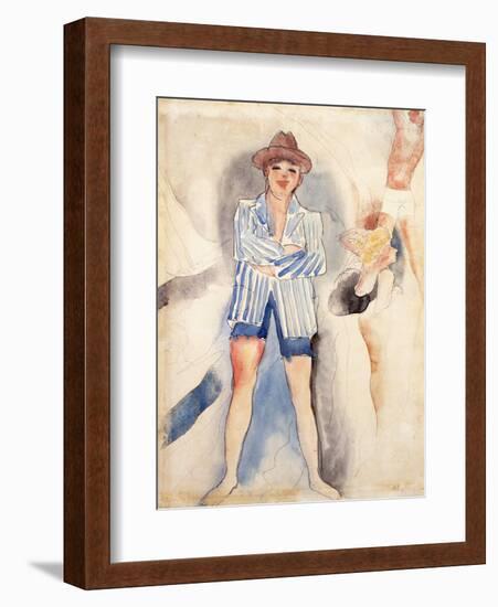 The Striped Blazer-Charles Demuth-Framed Giclee Print