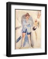 The Striped Blazer-Charles Demuth-Framed Giclee Print