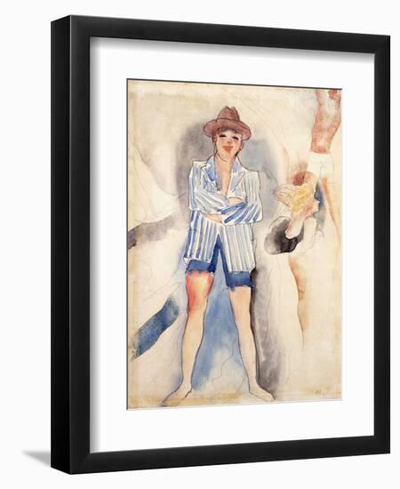 The Striped Blazer-Charles Demuth-Framed Giclee Print