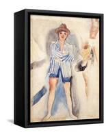 The Striped Blazer-Charles Demuth-Framed Stretched Canvas