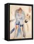 The Striped Blazer-Charles Demuth-Framed Stretched Canvas