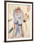 The Striped Blazer-Charles Demuth-Framed Premium Giclee Print