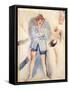 The Striped Blazer-Charles Demuth-Framed Stretched Canvas