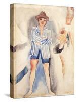 The Striped Blazer-Charles Demuth-Stretched Canvas