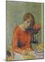 The Striped Bodice-Pierre Bonnard-Mounted Premium Giclee Print