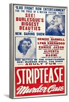 The Striptease Murder Case-null-Framed Art Print