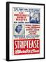 The Striptease Murder Case-null-Framed Art Print