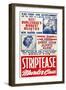 The Striptease Murder Case-null-Framed Art Print