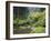 The Strolling Pond with Moon Bridge in the Japanese Garden, Portland, Oregon, USA-Greg Probst-Framed Photographic Print