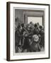 The Struggle Between Mr O'Brien and the Police at the Court House, Midleton-Charles Paul Renouard-Framed Giclee Print