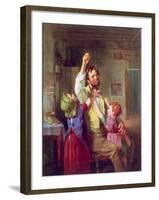 The Struggle for the Apple-William Henry Knight-Framed Giclee Print