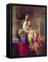 The Struggle for the Apple-William Henry Knight-Framed Stretched Canvas