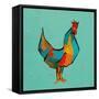 The Strutter-Phyllis Adams-Framed Stretched Canvas