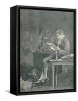 'The Student', c1877-Adam Diston-Framed Stretched Canvas