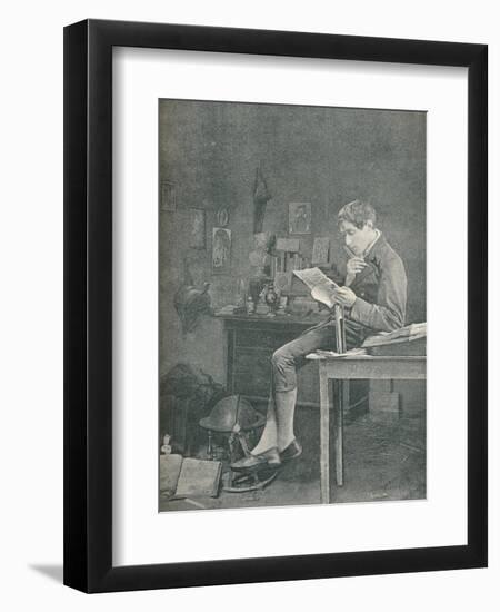 'The Student', c1877-Adam Diston-Framed Photographic Print