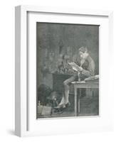 'The Student', c1877-Adam Diston-Framed Photographic Print