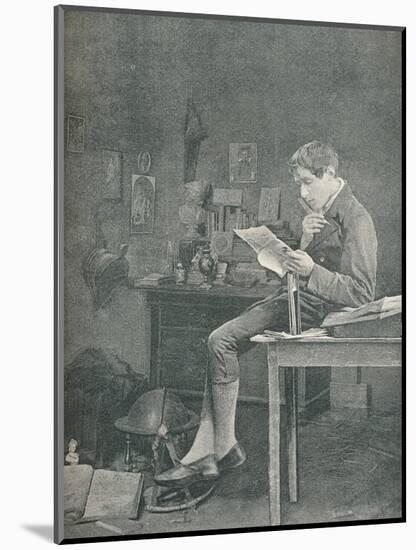 'The Student', c1877-Adam Diston-Mounted Photographic Print