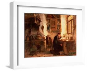 The Student of Chemistry and Pharmacy-Karl Joseph Litschaur-Framed Giclee Print