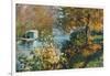 The Studio Boat-Claude Monet-Framed Art Print