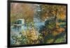 The Studio Boat-Claude Monet-Framed Art Print