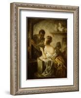 The Studio, C.1870-Honore Daumier-Framed Giclee Print