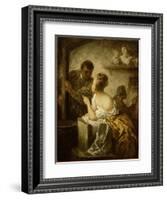 The Studio, C.1870-Honore Daumier-Framed Giclee Print