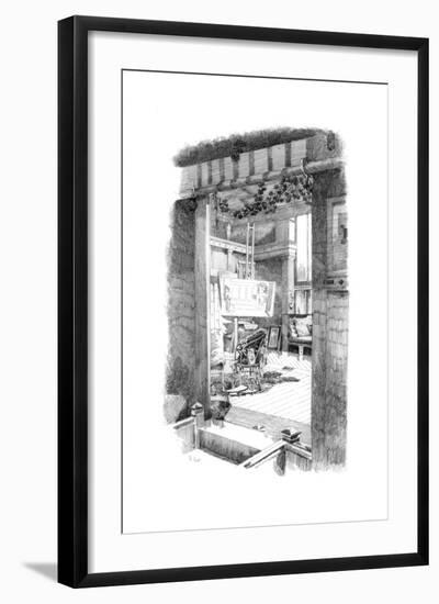 The Studio, C1880-1882-Lawrence Alma-Tadema-Framed Giclee Print