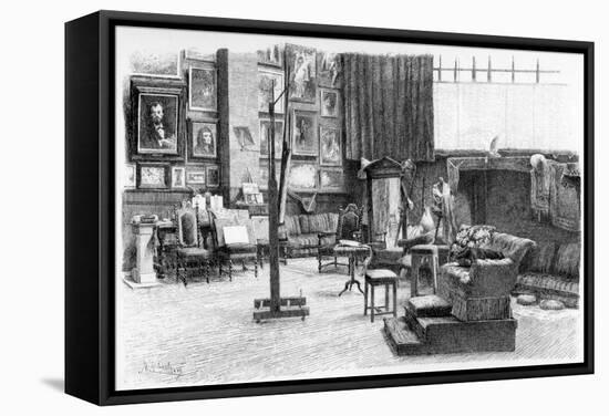 The Studio, C1880-1882-Alexandre Cabanel-Framed Stretched Canvas