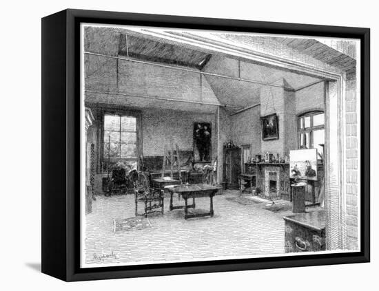 The Studio, East, C1880-1882-James Clarke Hook-Framed Stretched Canvas