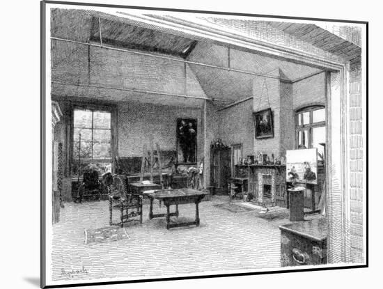The Studio, East, C1880-1882-James Clarke Hook-Mounted Giclee Print