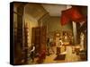 The Studio Interior of Abel De Pujol-Adrienne Marie Louise Grandpierre-Deverzy-Stretched Canvas