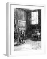 The Studio (Nort), C1880-1882-Jozef Israels-Framed Giclee Print