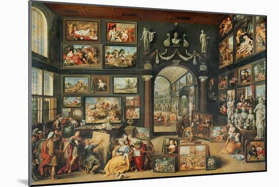 The Studio of Apelles-Willem Van II Haecht-Mounted Giclee Print