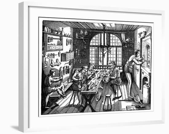 The Studio of Etienne Delaune, 1576-Etienne Delaune-Framed Giclee Print