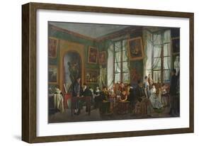 The Studio of Madame Haudebourt-Lescot-Joseph Albrier-Framed Giclee Print