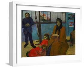 The Studio of Painter Emile Schuffenecker (1851-1934)-Paul Gauguin-Framed Giclee Print